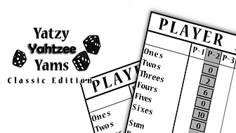 Yatzy Yahtzee Yams Classic Edition