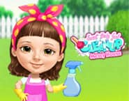 Sweet Baby Girl Cleanup Messy House