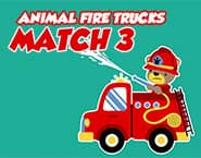 Animal Fire Trucks Match 3