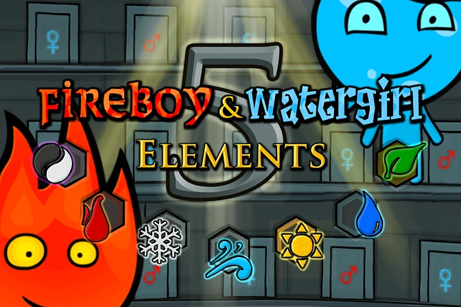 Fireboy and Watergirl 6: Fairy Tales 🔥 Jogue online