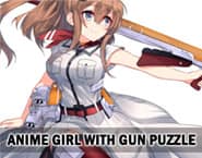 Anime Girl With Gun Puzzle