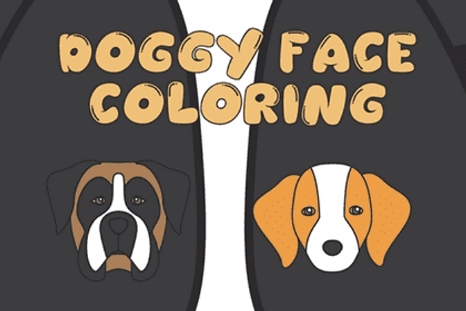 Doggy Face Coloring