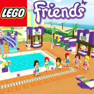 Lego Friends Pool Party Gratis Onlinespil Funnygames